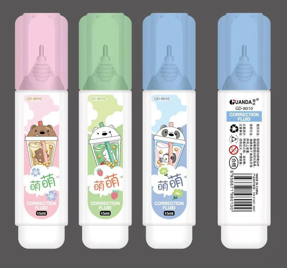 Correction Fluid Correction Fluid Student Steel Head Correction Fluid Study Stationery Pen Shape Correction Fluid Whole Correction Fluid Correction Fluid Student Steel Head Correction Fluid Study Stationery Pen Shape Correction Fluid Whole