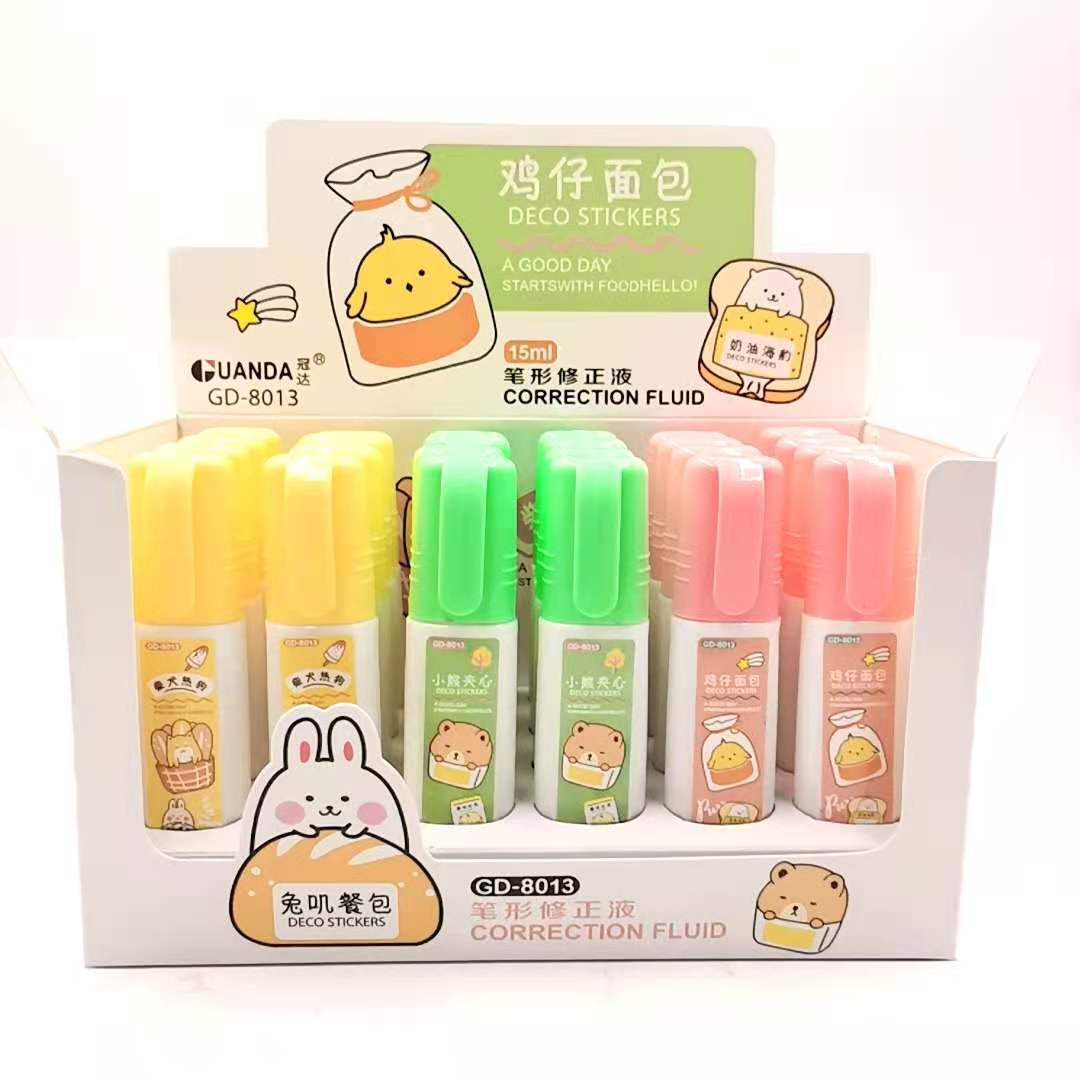 Correction Fluid Correction Fluid Student Steel Head Correction Fluid Study Stationery Pen Shape Correction Fluid Whole Correction Fluid Correction Fluid Student Steel Head Correction Fluid Study Stationery Pen Shape Correction Fluid Whole