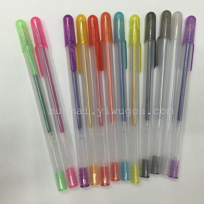 Glitter pen fragrance highlighter color neutral pen