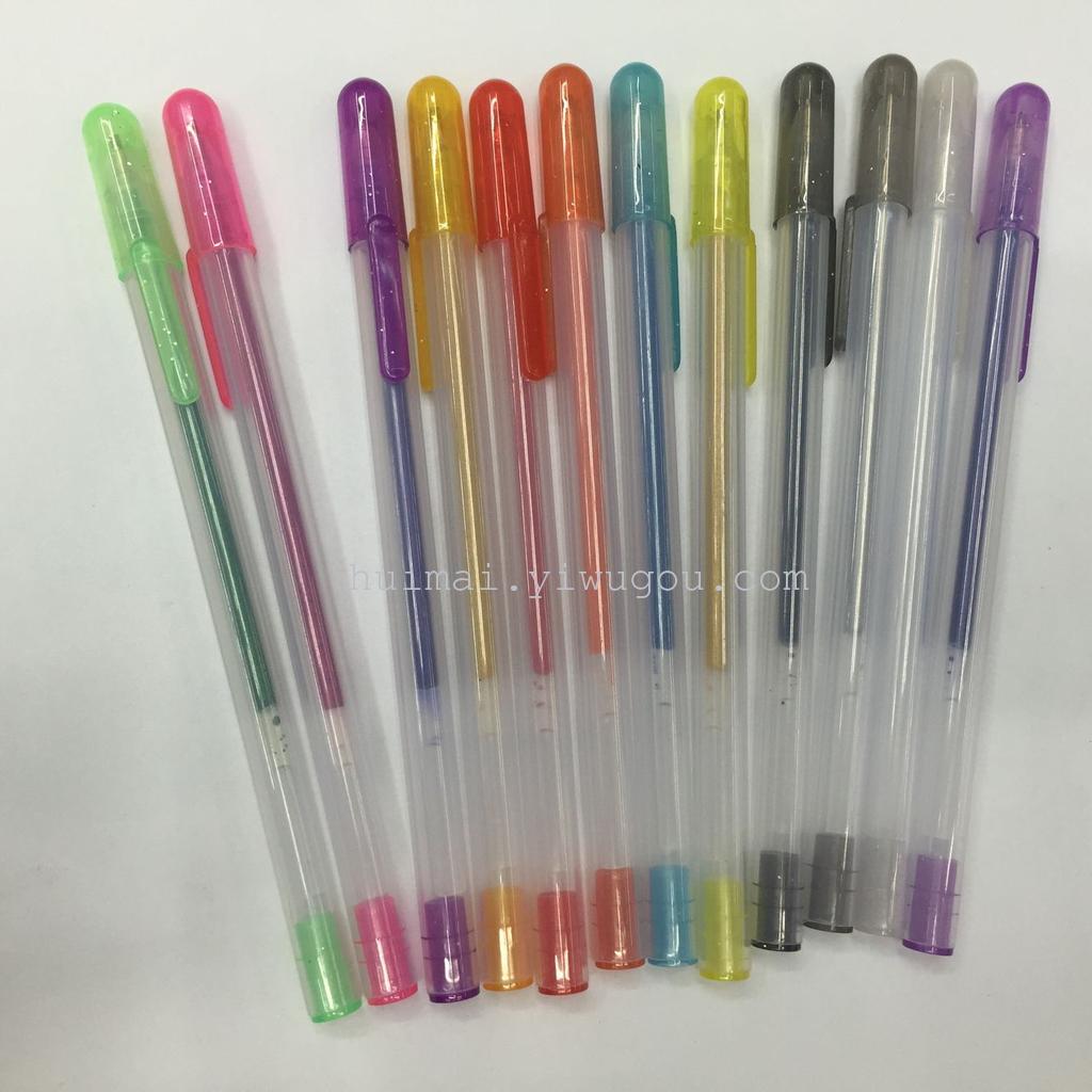 Glitter pen fragrance highlighter color neutral pen