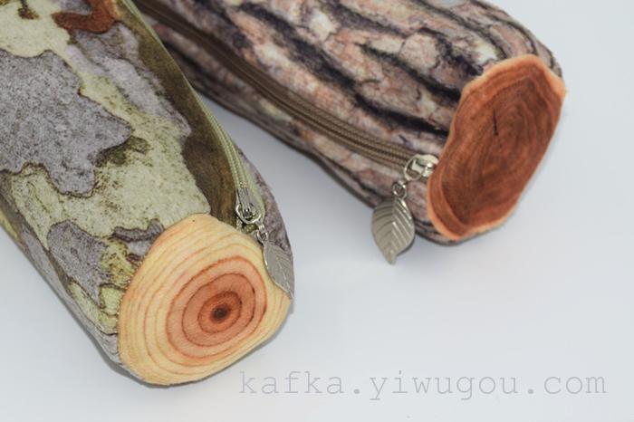 Creative wood pencil tree bag pouch pencil case stationery Creative wood pencil tree bag pouch pencil case stationery