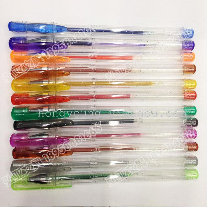 Color pen highlighter fluorescent color metal color color cream powder