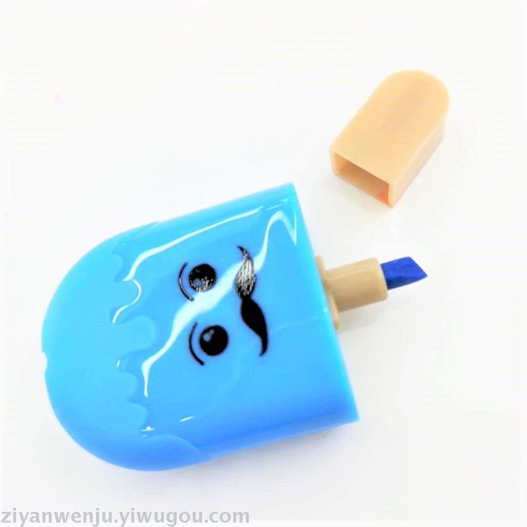 Ice cream lollipop creative highlighter can be printed LOGO cartoon shape candy color student key marker pen HM503