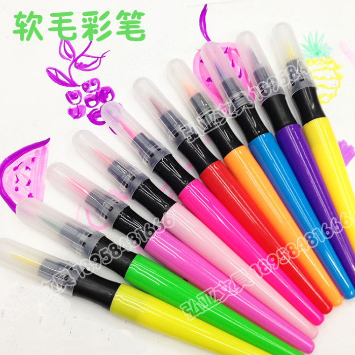 Soft brush head tattoo pen highlighter color pen TATTOO