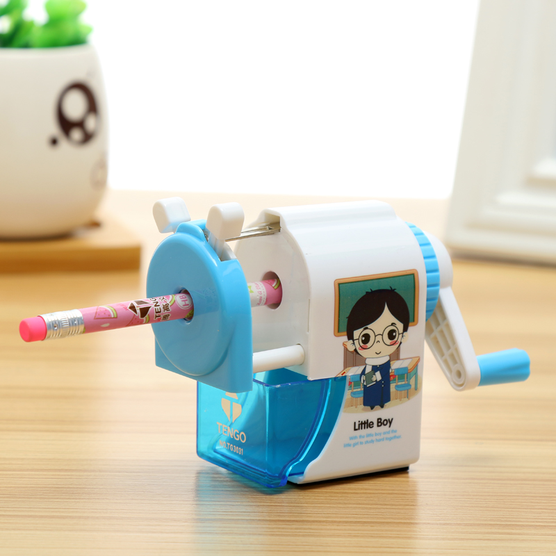 New children&#039;s school supplies direct sale tenggao 3031 prince and princess hand pencil sharpener sharpener pensharpener