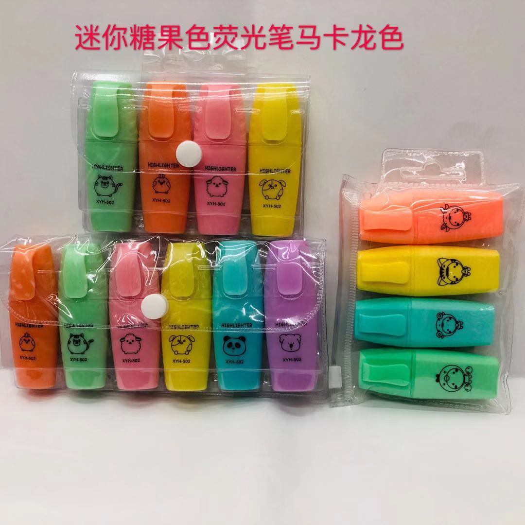 Mini candy colored highlighter macaron light Mimi marker