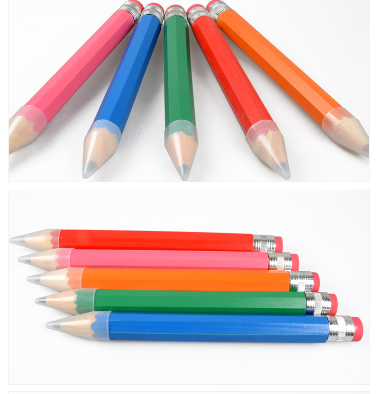 New strange strange arts 35cm color thick pole oversized pencil toys for children New strange strange arts 35cm color thick pole oversized pencil toys for children