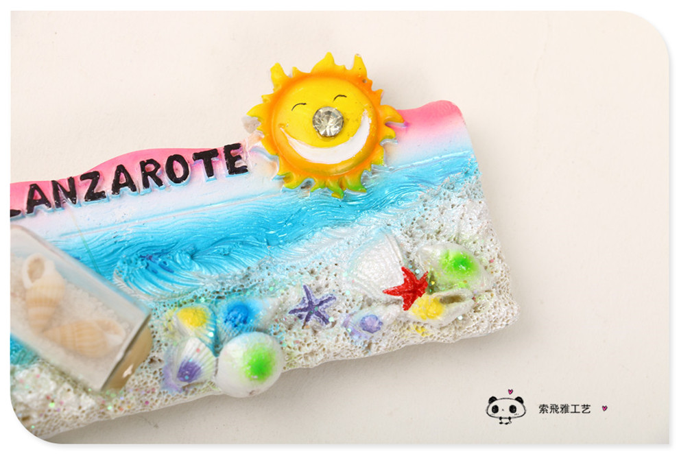 Tropical Ocean Style Cartoon Drift Bottle Resin Refrigerator Magnet Children's Decoration Magnetic Sticker Tropical Ocean Style Cartoon Drift Bottle Resin Refrigerator Magnet Children's Decoration Magnetic Sticker
