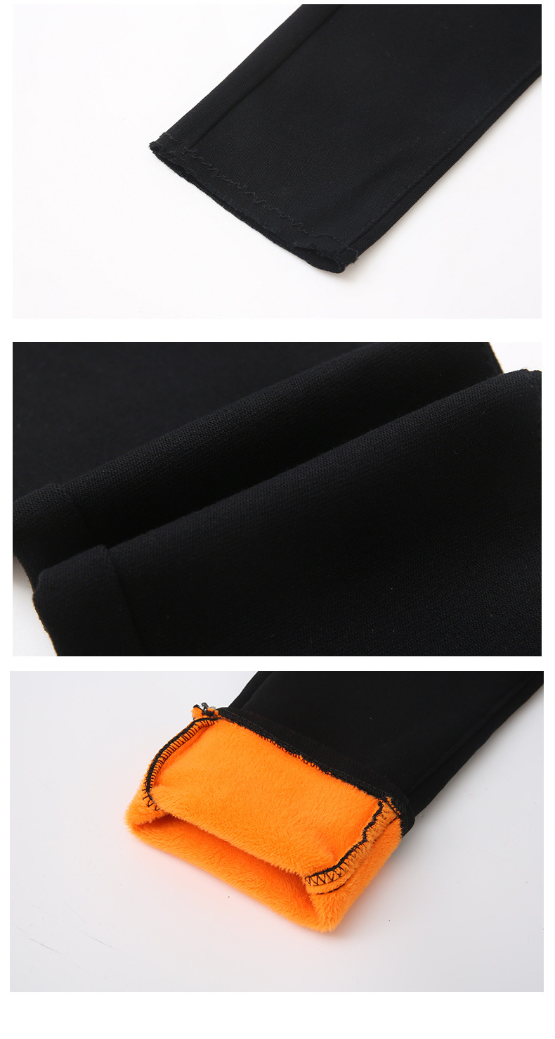 Girls' Fleece-Lined Thickening Tapered Pants 2021 New Autumn/Winter Fashionable Slim Fit Elastic Outerwear Leggings Pencil Pants Girls' Fleece-Lined Thickening Tapered Pants 2021 New Autumn/Winter Fashionable Slim Fit Elastic Outerwear Leggings Pencil Pants