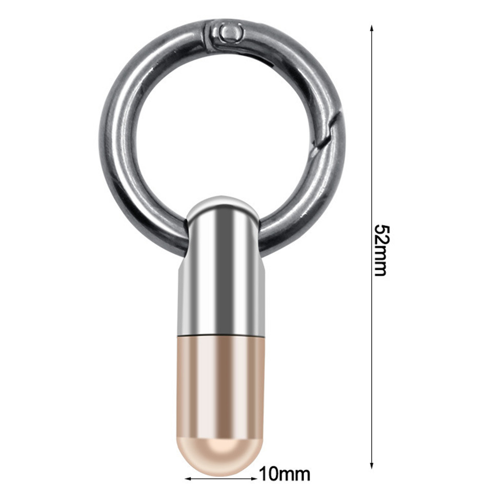 The New stainless steel capsule knife key pendant portable mini cutter pill car key pendant