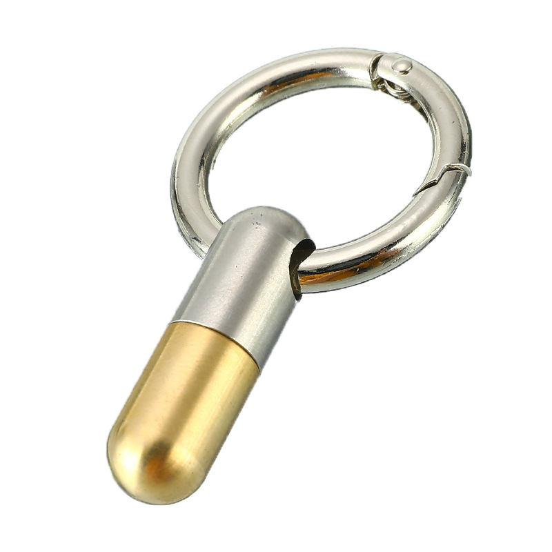 The New stainless steel capsule knife key pendant portable mini cutter pill car key pendant The New stainless steel capsule knife key pendant portable mini cutter pill car key pendant