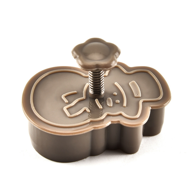 3D Three-Dimensional Creativity Practical Small Cute Pp Christmas Cookie Cutter Foreign Trade Exclusive