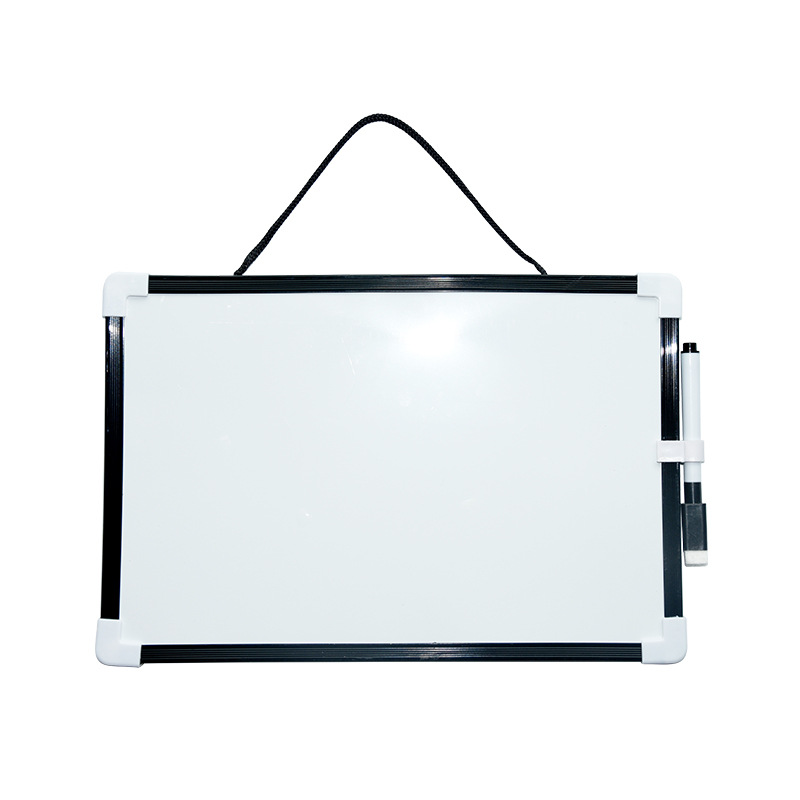 Factory Direct Supply Plastic Magnetic Tiny Whiteboard Double-Sided Hanging Cartoon Notes Writing Board Children Drawing Board Teaching Blackboard