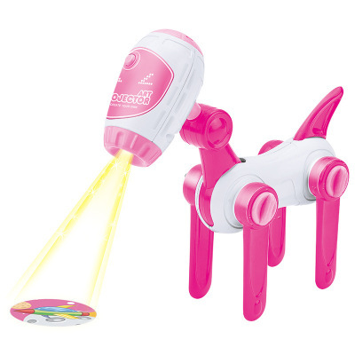 Tiktok Children&#039;s Plastic Drawing Board Table Projection Painting Machine Teaching Aids Multifunctional Projection Writing Drawing Board Cross-Border