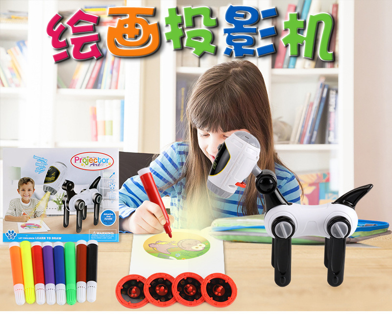 Tiktok Children's Plastic Drawing Board Table Projection Painting Machine Teaching Aids Multifunctional Projection Writing Drawing Board Cross-Border Tiktok Children's Plastic Drawing Board Table Projection Painting Machine Teaching Aids Multifunctional Projection Writing Drawing Board Cross-Border