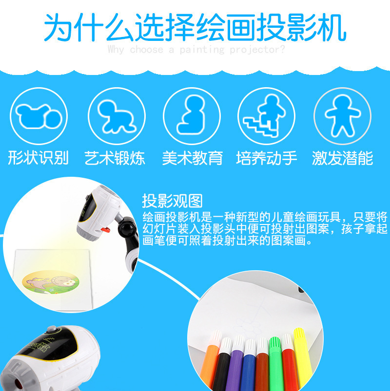 Tiktok Children's Plastic Drawing Board Table Projection Painting Machine Teaching Aids Multifunctional Projection Writing Drawing Board Cross-Border Tiktok Children's Plastic Drawing Board Table Projection Painting Machine Teaching Aids Multifunctional Projection Writing Drawing Board Cross-Border