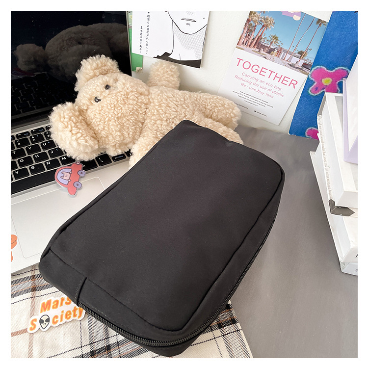 Foreign Trade Wholesale Simple Girl Pencil Case Primary School Student Japanese Middle School Student Stationery Box Solid Color Mobile Phone Coin Purse Foreign Trade Wholesale Simple Girl Pencil Case Primary School Student Japanese Middle School Student Stationery Box Solid Color Mobile Phone Coin Purse
