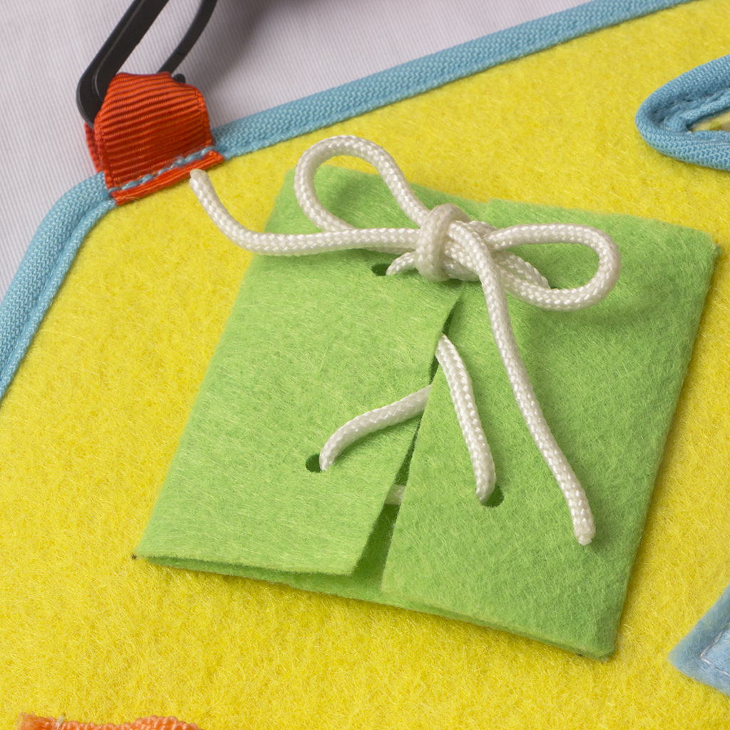 New Dressing Learning Board Infant Early Education Felt Busy Board Kindergarten Teaching Aids Children Portable Busy Board