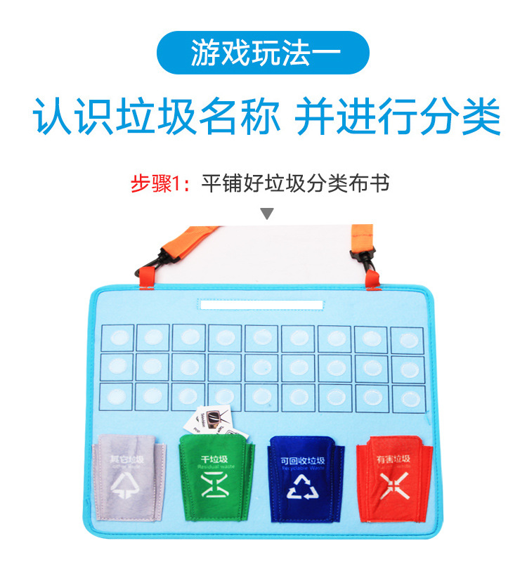 New Dressing Learning Board Infant Early Education Felt Busy Board Kindergarten Teaching Aids Children Portable Busy Board
