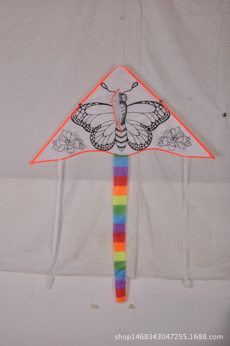 Weifang Children's Painting Kite Handmade DIY Teaching Blank Kite Full Set of Line Board Paint 42 Patterns Mixed Hair Weifang Children's Painting Kite Handmade DIY Teaching Blank Kite Full Set of Line Board Paint 42 Patterns Mixed Hair