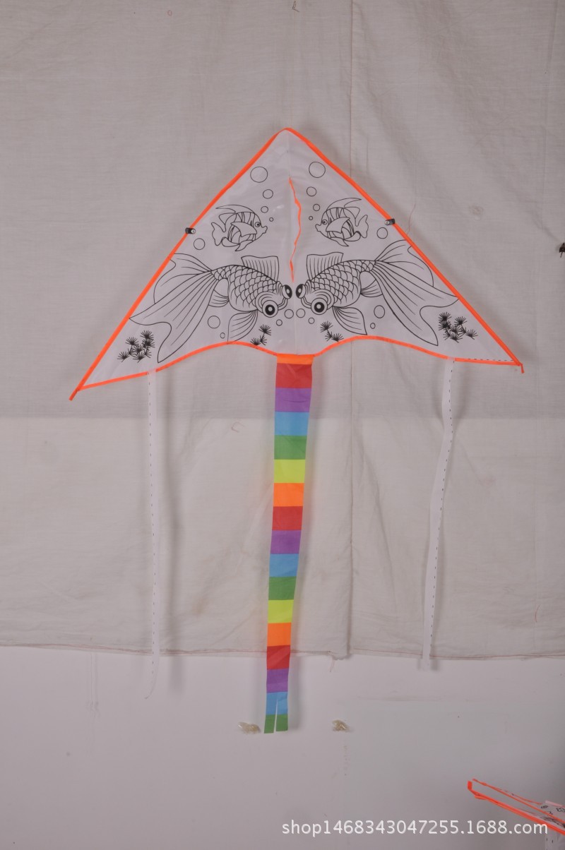 Weifang Children's Painting Kite Handmade DIY Teaching Blank Kite Full Set of Line Board Paint 42 Patterns Mixed Hair Weifang Children's Painting Kite Handmade DIY Teaching Blank Kite Full Set of Line Board Paint 42 Patterns Mixed Hair