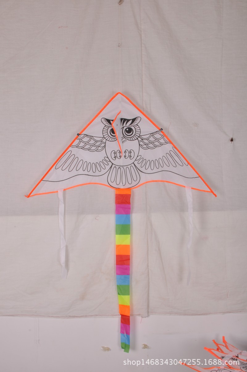 Weifang Children's Painting Kite Handmade DIY Teaching Blank Kite Full Set of Line Board Paint 42 Patterns Mixed Hair Weifang Children's Painting Kite Handmade DIY Teaching Blank Kite Full Set of Line Board Paint 42 Patterns Mixed Hair