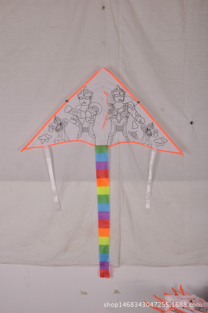 Weifang Children's Painting Kite Handmade DIY Teaching Blank Kite Full Set of Line Board Paint 42 Patterns Mixed Hair Weifang Children's Painting Kite Handmade DIY Teaching Blank Kite Full Set of Line Board Paint 42 Patterns Mixed Hair