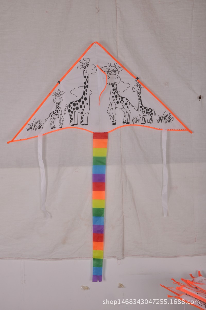 Weifang Children's Painting Kite Handmade DIY Teaching Blank Kite Full Set of Line Board Paint 42 Patterns Mixed Hair Weifang Children's Painting Kite Handmade DIY Teaching Blank Kite Full Set of Line Board Paint 42 Patterns Mixed Hair