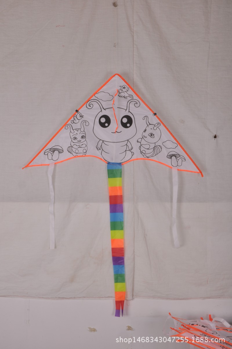 Weifang Children's Painting Kite Handmade DIY Teaching Blank Kite Full Set of Line Board Paint 42 Patterns Mixed Hair Weifang Children's Painting Kite Handmade DIY Teaching Blank Kite Full Set of Line Board Paint 42 Patterns Mixed Hair