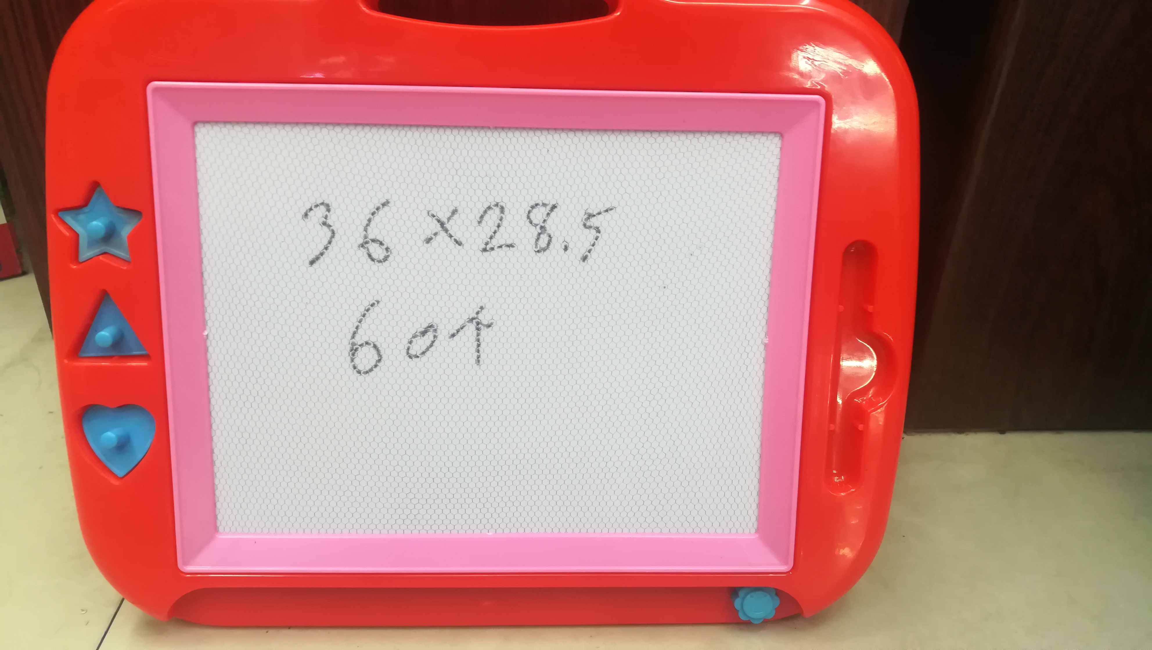 Children&#039;s magnetic writing board large graffiti drawing board style teaching AIDS