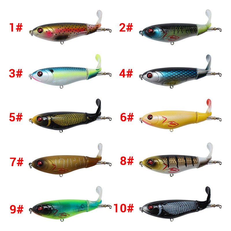 Propeller Tractor Hard Bait 17G 10.5cm Lure Bait Floating Pencil Lure Bait Cross-Border Fishing Tackle