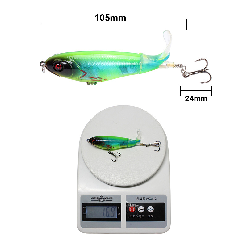 Propeller Tractor Hard Bait 17G 10.5cm Lure Bait Floating Pencil Lure Bait Cross-Border Fishing Tackle