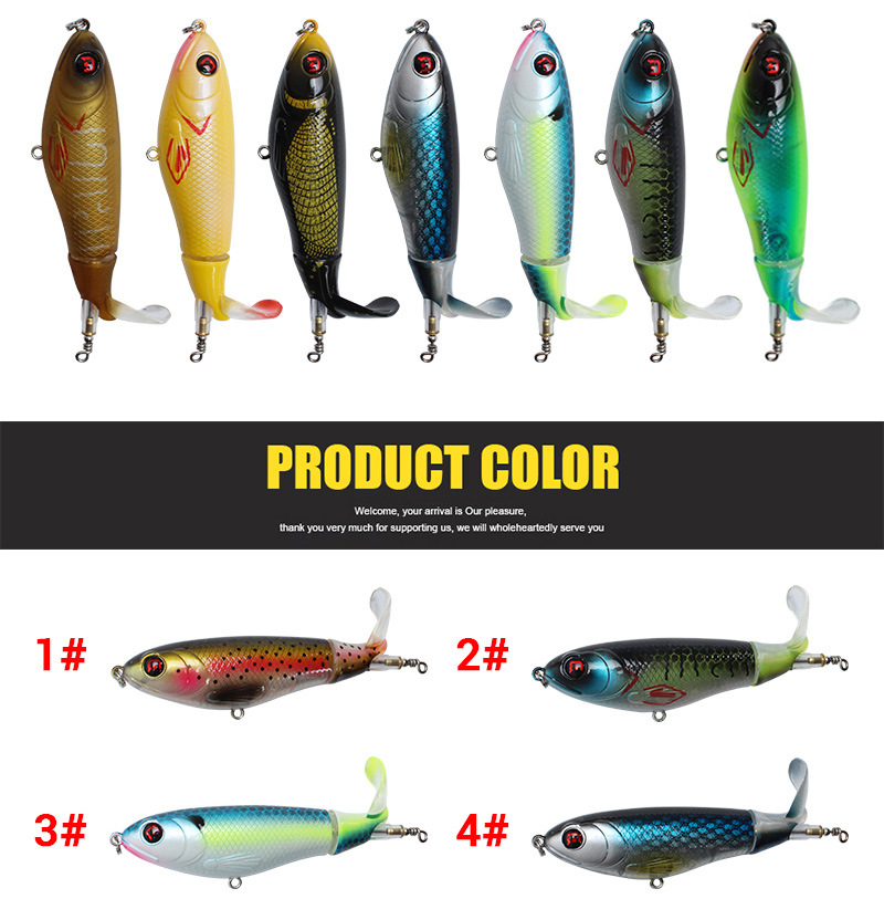Propeller Tractor Hard Bait 17G 10.5cm Lure Bait Floating Pencil Lure Bait Cross-Border Fishing Tackle Propeller Tractor Hard Bait 17G 10.5cm Lure Bait Floating Pencil Lure Bait Cross-Border Fishing Tackle