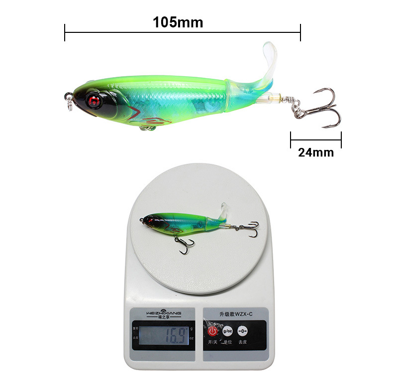 Propeller Tractor Hard Bait 17G 10.5cm Lure Bait Floating Pencil Lure Bait Cross-Border Fishing Tackle Propeller Tractor Hard Bait 17G 10.5cm Lure Bait Floating Pencil Lure Bait Cross-Border Fishing Tackle