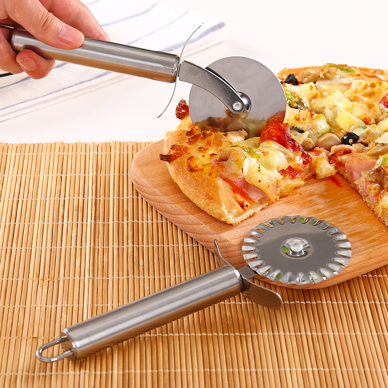 Pizza Wheel Double-Wheel Single-Wheel Lace Pizza Cutter Pizza Tools Baking Supplies