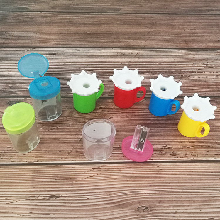 School Office Supplies Cute Cartoon Cup Mini Pencil Sharpener Penknife Student Prizes