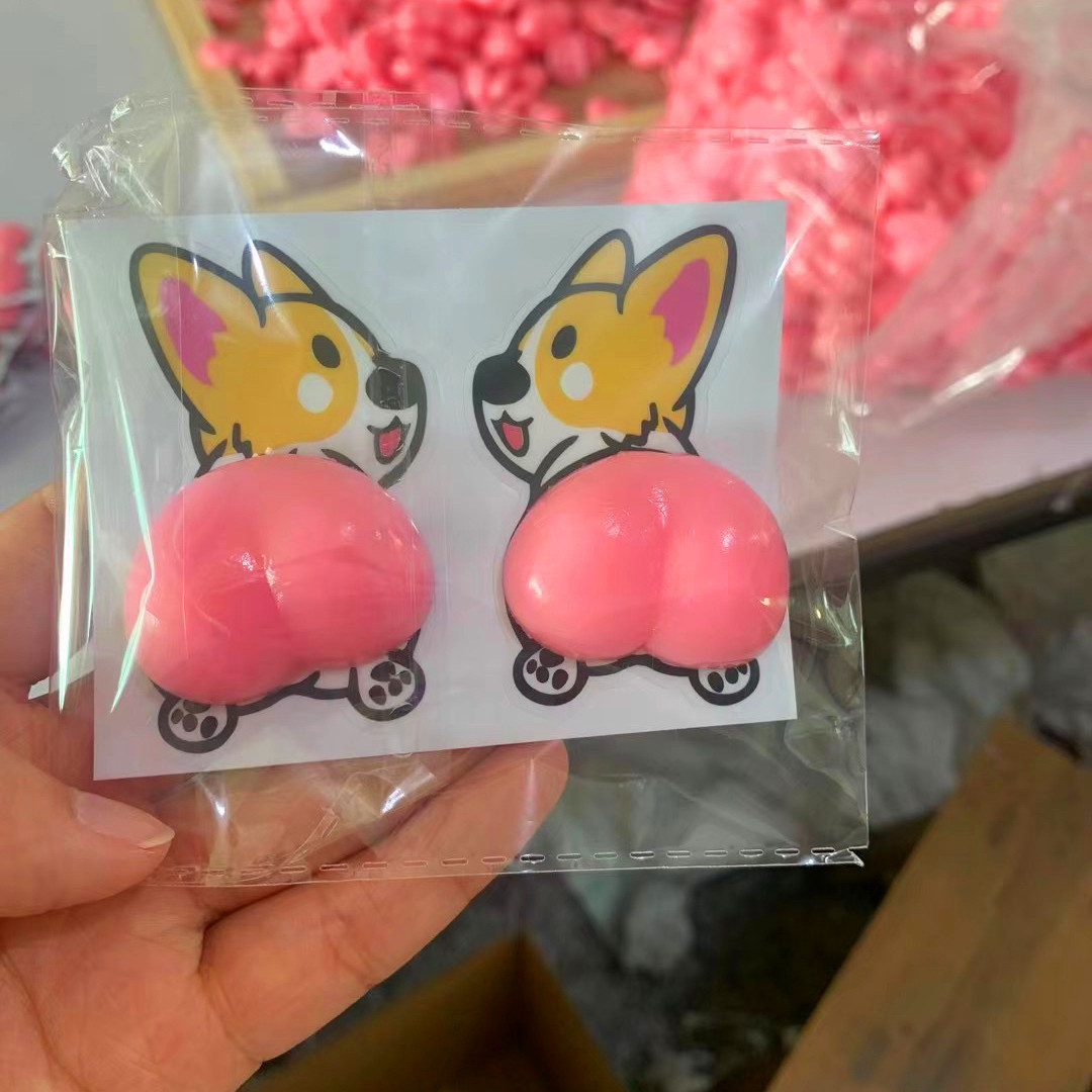 Automobile Sticker Cartoon Anti-Collision Butt Stickers Silicone Electric Car Stickers Car Body Sticker Xiaoxin Butt Car Door Stickers Automobile Sticker Cartoon Anti-Collision Butt Stickers Silicone Electric Car Stickers Car Body Sticker Xiaoxin Butt Car Door Stickers