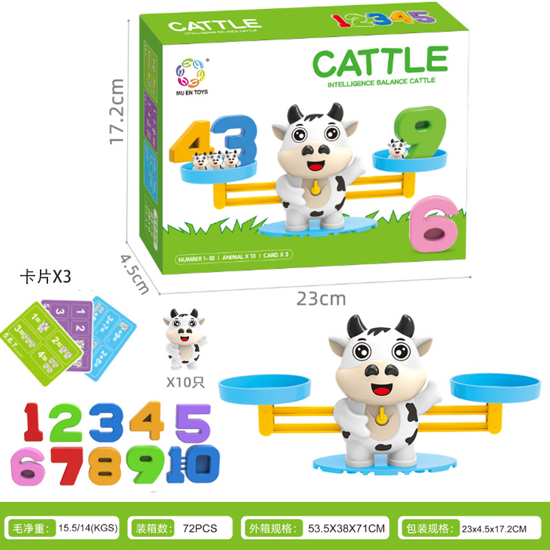 Children's Enlightenment Board Game Kindergarten Science and Education Teaching Aids Early Childhood Education Monkey Penguin Digital Balance Toys Children's Enlightenment Board Game Kindergarten Science and Education Teaching Aids Early Childhood Education Monkey Penguin Digital Balance Toys
