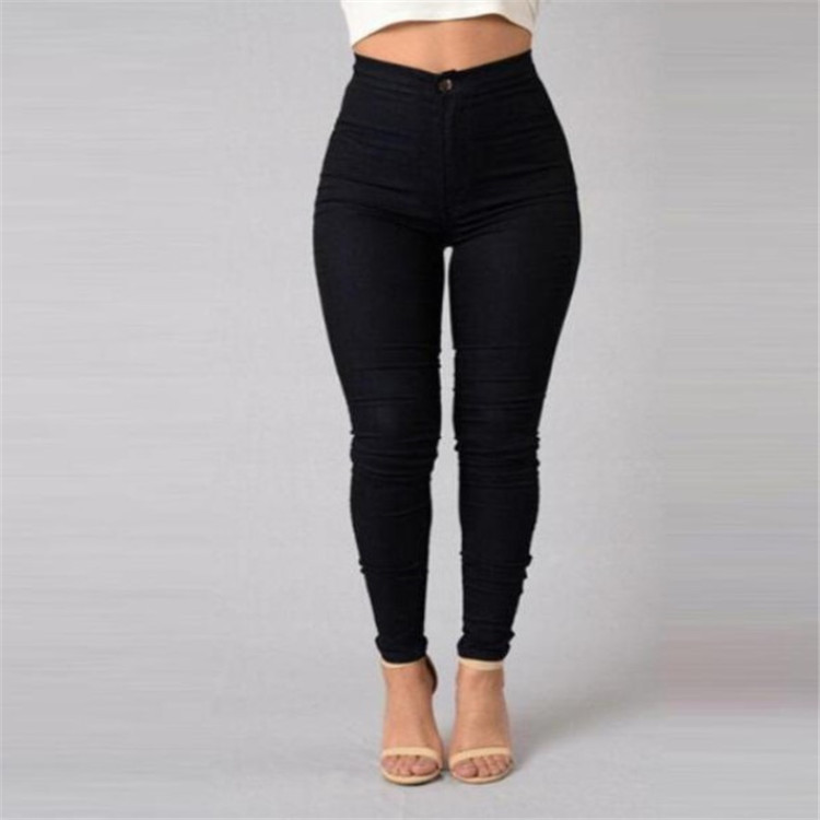 European and American Independent Station New Women's Solid Color Stretch Candy Color Pencil Slim Skinny Pants European and American Independent Station New Women's Solid Color Stretch Candy Color Pencil Slim Skinny Pants