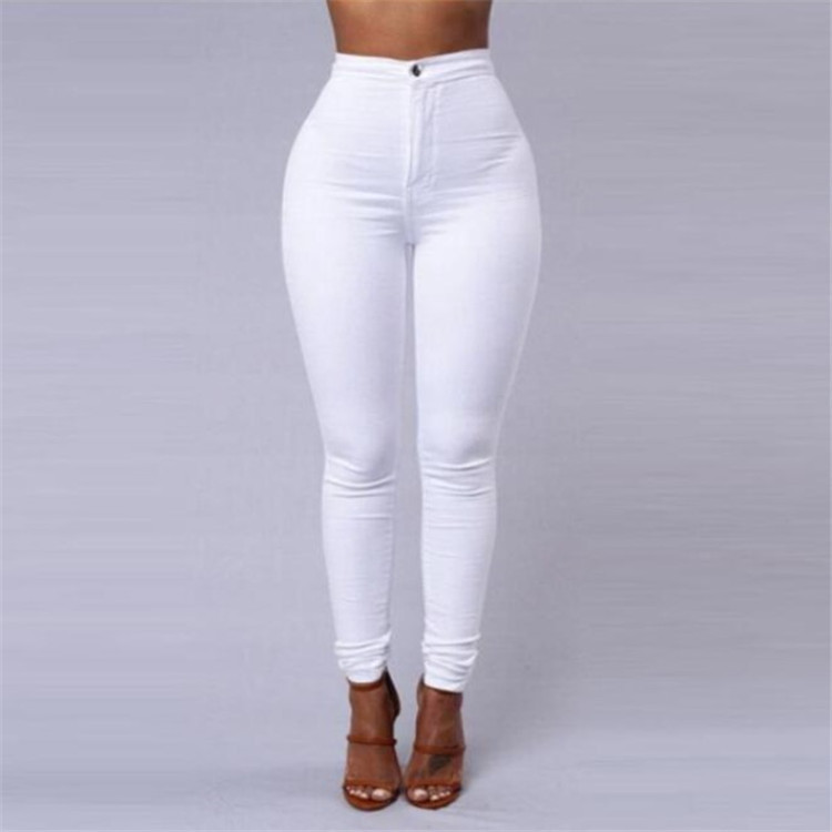 European and American Independent Station New Women's Solid Color Stretch Candy Color Pencil Slim Skinny Pants European and American Independent Station New Women's Solid Color Stretch Candy Color Pencil Slim Skinny Pants