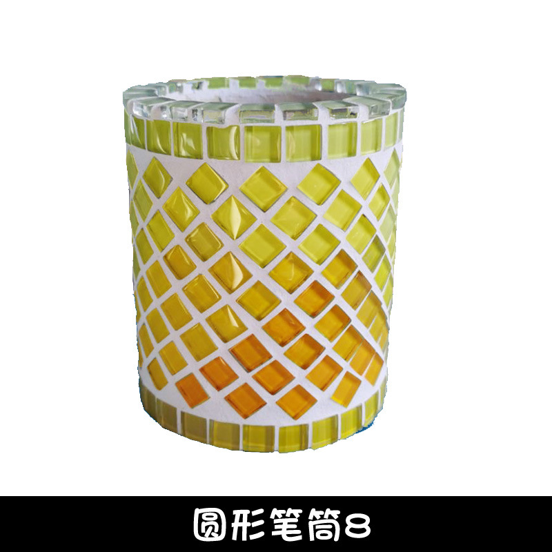 Mosaic Pen Holder Material Package Handmade DIY Creative Children&#039;s Educational Elementary School Student Day Holiday Gift DIY Pencil Case