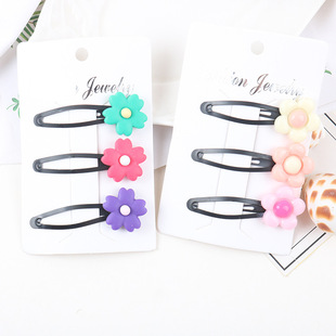 Autumn and Winter New Children's Hair Accessories Girls' Cartoon Bang Sticker Little Girl Stickers Broken Hair Band Velcro Three-Piece Set Autumn and Winter New Children's Hair Accessories Girls' Cartoon Bang Sticker Little Girl Stickers Broken Hair Band Velcro Three-Piece Set