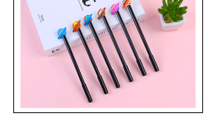Korean Creative Learning Office Stationery Black Gel Ink Pen Signature Pen Cute Creative Colorful Planet Gel Pen Korean Creative Learning Office Stationery Black Gel Ink Pen Signature Pen Cute Creative Colorful Planet Gel Pen