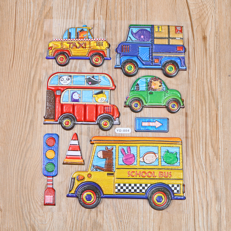 Children&#039;s Room Kindergarten Decorations Arrangement Cute Cartoon Picture 3D Stereo Wall Sticker Specifications 36 * 45cm