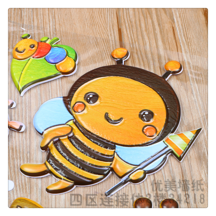 Children's Room Kindergarten Decorations Arrangement Cute Cartoon Picture 3D Stereo Wall Sticker Specifications 36 * 45cm Children's Room Kindergarten Decorations Arrangement Cute Cartoon Picture 3D Stereo Wall Sticker Specifications 36 * 45cm