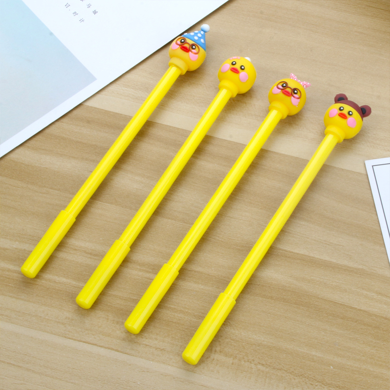 Japan and South Korea Internet Hot Chick Gel Pen Cute Cartoon Gel Pen Student Creativity Signature Pen Black Gel Pen