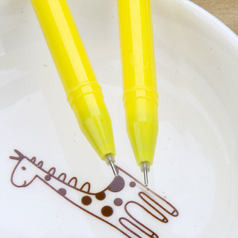 Japan and South Korea Internet Hot Chick Gel Pen Cute Cartoon Gel Pen Student Creativity Signature Pen Black Gel Pen