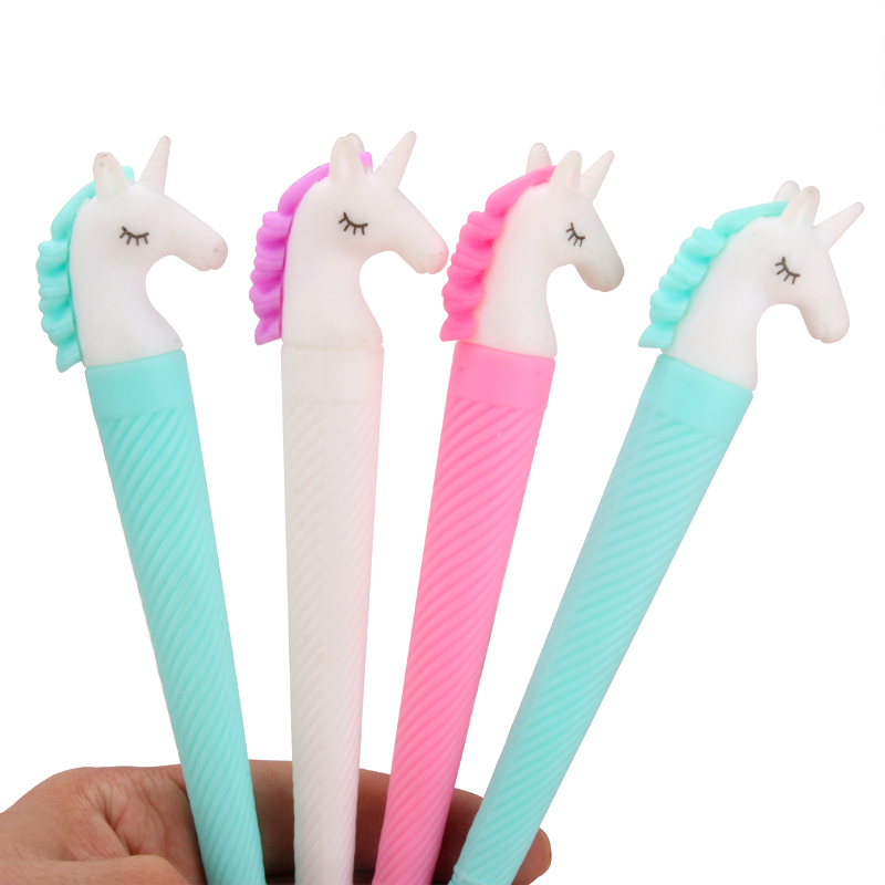 Japanese and Korean Creative Cartoon Unicorn Gel Pen Learning Business Exam Student Studying Stationery Wholesale Customizable Japanese and Korean Creative Cartoon Unicorn Gel Pen Learning Business Exam Student Studying Stationery Wholesale Customizable