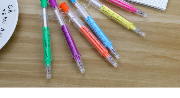 Japanese and Korean Creative New Syringe Gel Pen Black Student Studying Stationery Supplies Wholesale Customizable Logo Japanese and Korean Creative New Syringe Gel Pen Black Student Studying Stationery Supplies Wholesale Customizable Logo