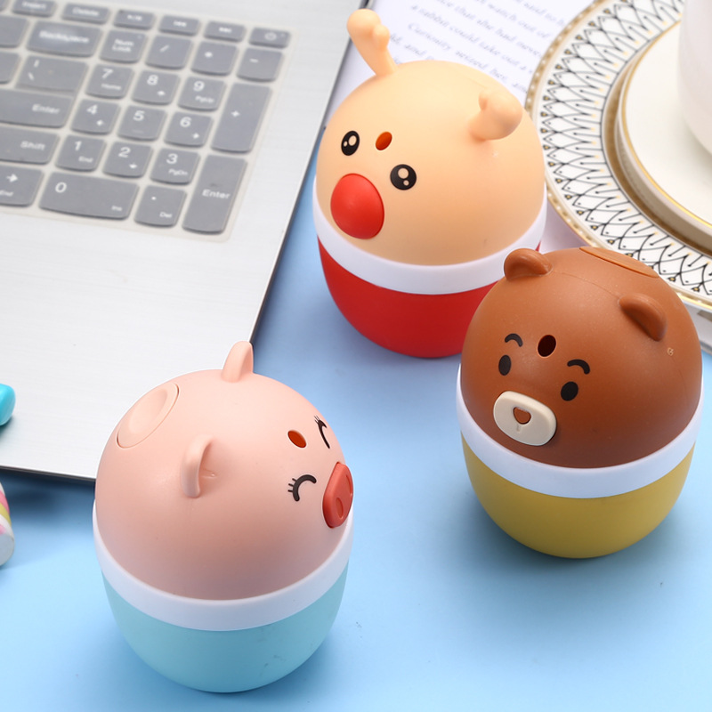 Cartoon Automatic Toothpick Box Push-Type Dustproof Toothpick Holder Creative Cute Toothpick Storage Box Household Restaurant Pop-up